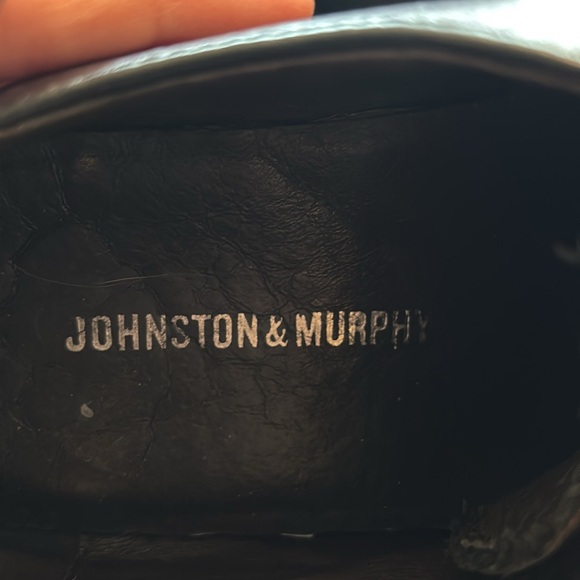 Men\'s Johnston & Murphy Black Leather Dress Shoes size 9M main image 5